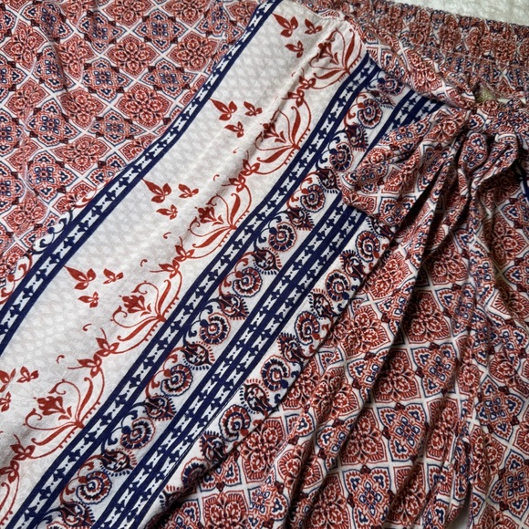 Japna Palazzo Wrap Around Open Leg Lounge Wear Boho Fly Away Pants Size Small - Picture 6 of 9